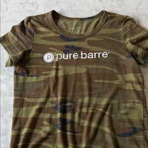 Pure barre camo tee